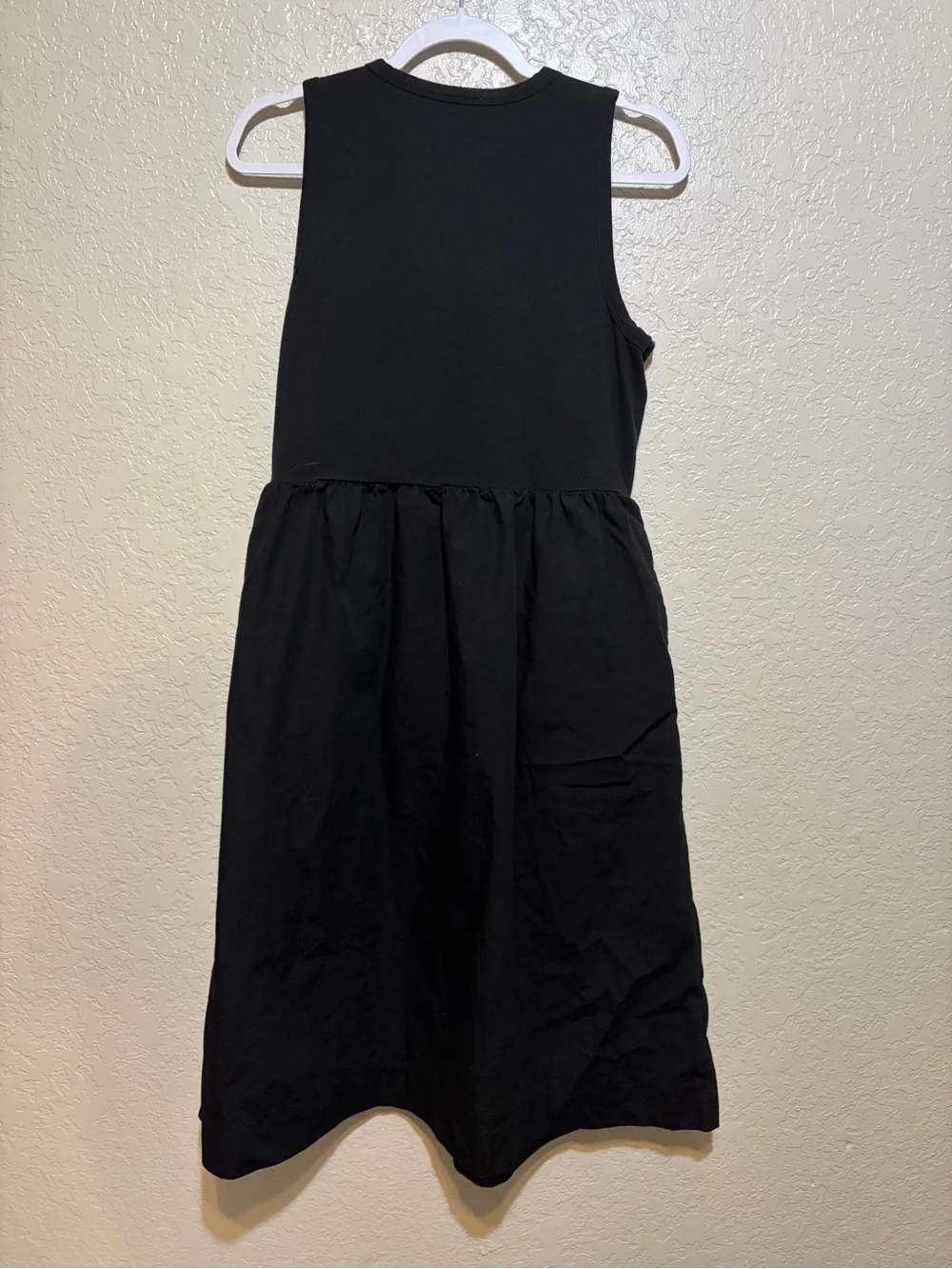 J. Crew Black Sleeveless Midi Dress
